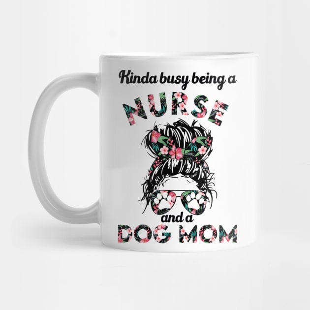 Nurse woman and dog mom gift . Perfect present for mother dad friend him or her by SerenityByAlex